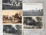 plusieurs vieilles photos en noir et blanc représentant une ferme et une maison