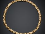 un bracelet en or jaune 18 carats serti de diamants
