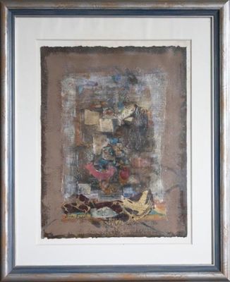 Nissan ENGEL (1931-2016) Composition marron