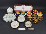 many different types of tea and coffee cups and saucers