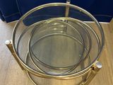 brass plated ice bucket with glass lid for sale in los angeles, ca