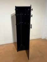 PORTE MANTEAUX formant armoire en bois laminé noir, de forme… (photo 4)