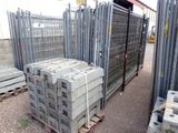 many stacks of concrete blocks on a pallet
