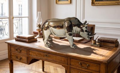 Pierre FINCK (Contemporain), artiste animalier : Rare bronze…