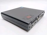 a black laptop computer sitting on top of a white table