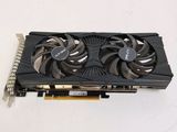 a close up of a video card with two fans on it