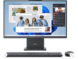 L'ordinateur de bureau Dell est équipé d'un clavier et d'une souris.