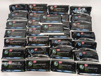 Fort lot de 30 paquets de lingettes nettoyantes pour voiture… - Photo 1