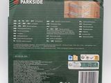 the back of a box of park side products on a white surface
