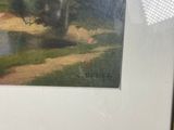 a picture of a painting on the wall of a room