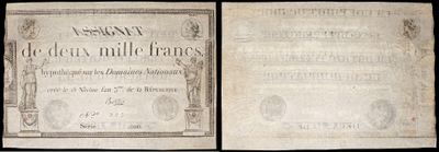 an old document with a picture of a man and a woman on it
