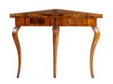 l'image d'une table en bois avec un tiroir en dessous