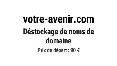 Nom de domaine votre-avenir.com.