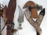 a knife and other items that are on a table