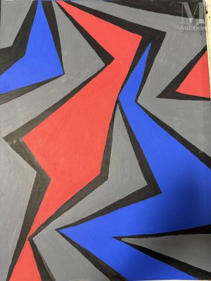 une photo d'une œuvre d'art posée sur une table