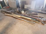 a pile of wood that is sitting on the floor