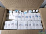 a box full of medical supplies sitting on a table