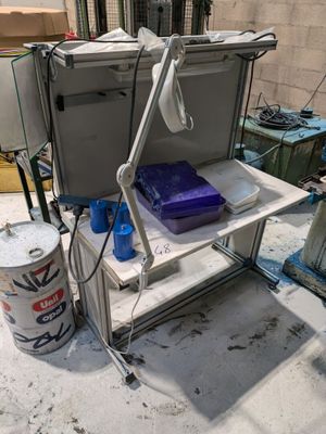 15 établis en aluminium et mélaminé avec éclairage intégré - Photo 1