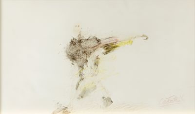 CÉSAR (1921 - 1998) Poule Technique mixte sur papier, signée…