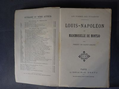 LOUIS NAPOLEON et MADEMOISELLE DE MONTIJO, par IMBERT DE SAI…