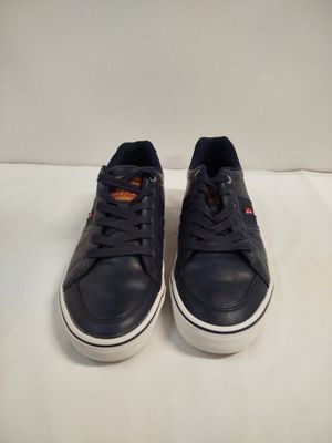 baskets en cuir noir pour homme, avec semelles rouges et blanches