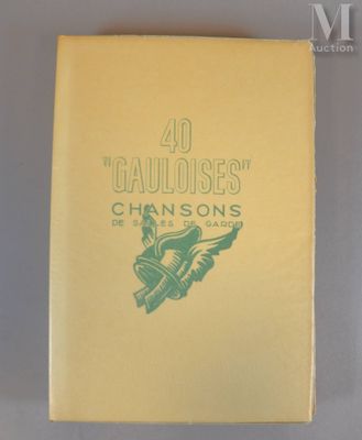 an old book with a picture of a man holding a gun