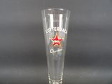 a glass that has a star on it