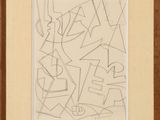an image of a picture of a drawing in a wooden frame