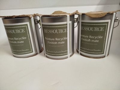 Lot de 3 - RESSOURCE - Cette peinture recyclée à finition ma…