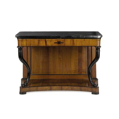 Paire DE Consoles EN Cerisier ET ÉBÈNE, Milieu DU 18e SIÈCle