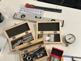 a lot of tools that are on the desk