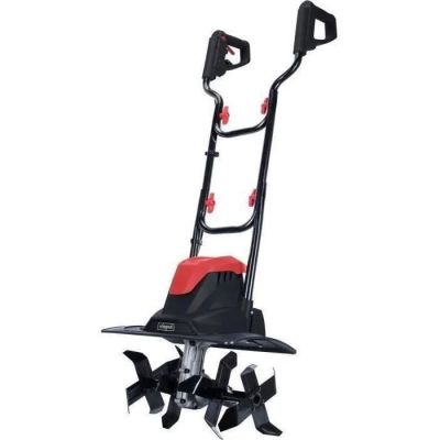 a close up of a small tiller on a white background