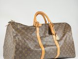 louis vuitton monogram canvas keepall bag