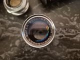 a close up of a camera lens on a table
