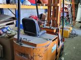 an image of a forklift truck in a warehouse