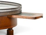 an image of a close up of a table with a glass on it
