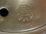 a close up of a frying pan on a stove