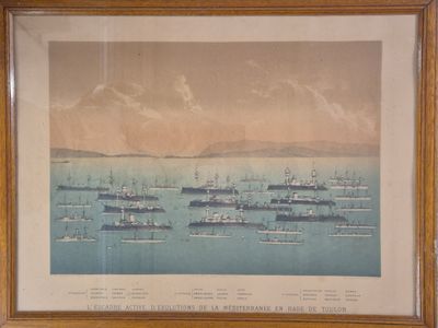 une photo d'une photo représentant des bateaux sur l'eau