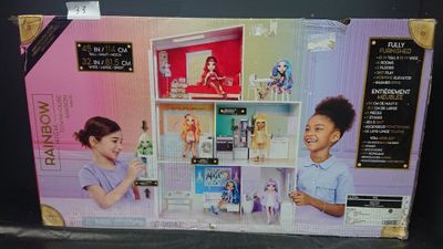 Maison de poupées en bois RAINBOW HIGH TOWNHOUSE - 3 étages …