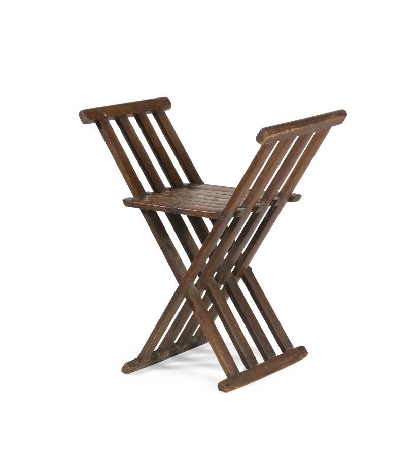 TABOURET PLIANT EN CHÊNE