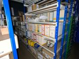 many shelves with boxes and boxes on them in a warehouse