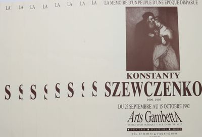 une affiche sur laquelle figurent un homme et une femme