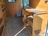 a view of a van from the back of the van