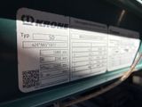 a close up of a label on a machine