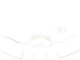 a drawing of a man with his arms outstretched in the air