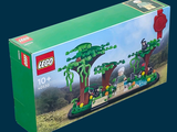 a box of legos with a picture of a tree on it