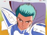an image of a young man with blue hair and green hair