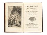 un vieux livre sur lequel figure l'image d'un homme et d'une femme