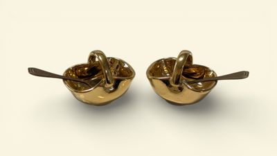 ROBJ à Paris - MADE IN FRANCE Paire de salerons en porcelain…