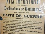 poster on the door of a french restaurant advertising the sale of french fries